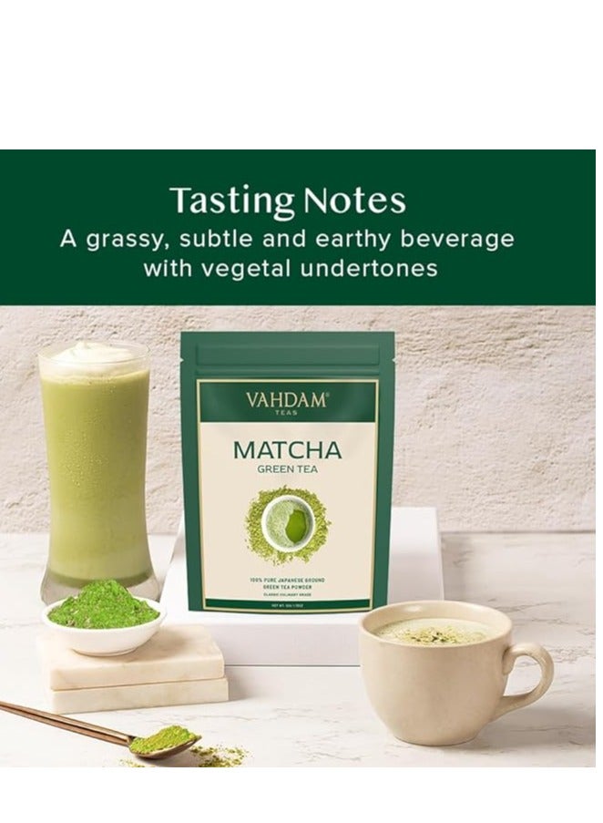 VAHDAM, Matcha Green Tea Powder (25 Servings, 1.76oz) Authentic Japanese Matcha Powder | Classic Culinary Grade Green Tea Matcha | Matcha Latte Mix & Smoothies - Image 4